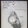 1959 Omega Seamaster Automatic Date Model 14730 in Stainless Steel cross-hair Pre DeVille on bracelet