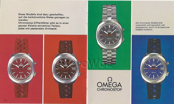 1969 Omega Chronostop Genéve Date Model 146.009 with Grey Sloped Dial in Stainless Steel