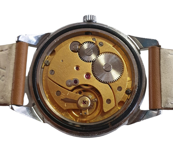 1950s Smiths Imperial all English made Wristwatch in Rarer Stainless Steel Circa 1958-60