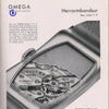 1936 Rare Omega model Ck944 Deco Rectangular Wristwatch in Staybrite steel curved case