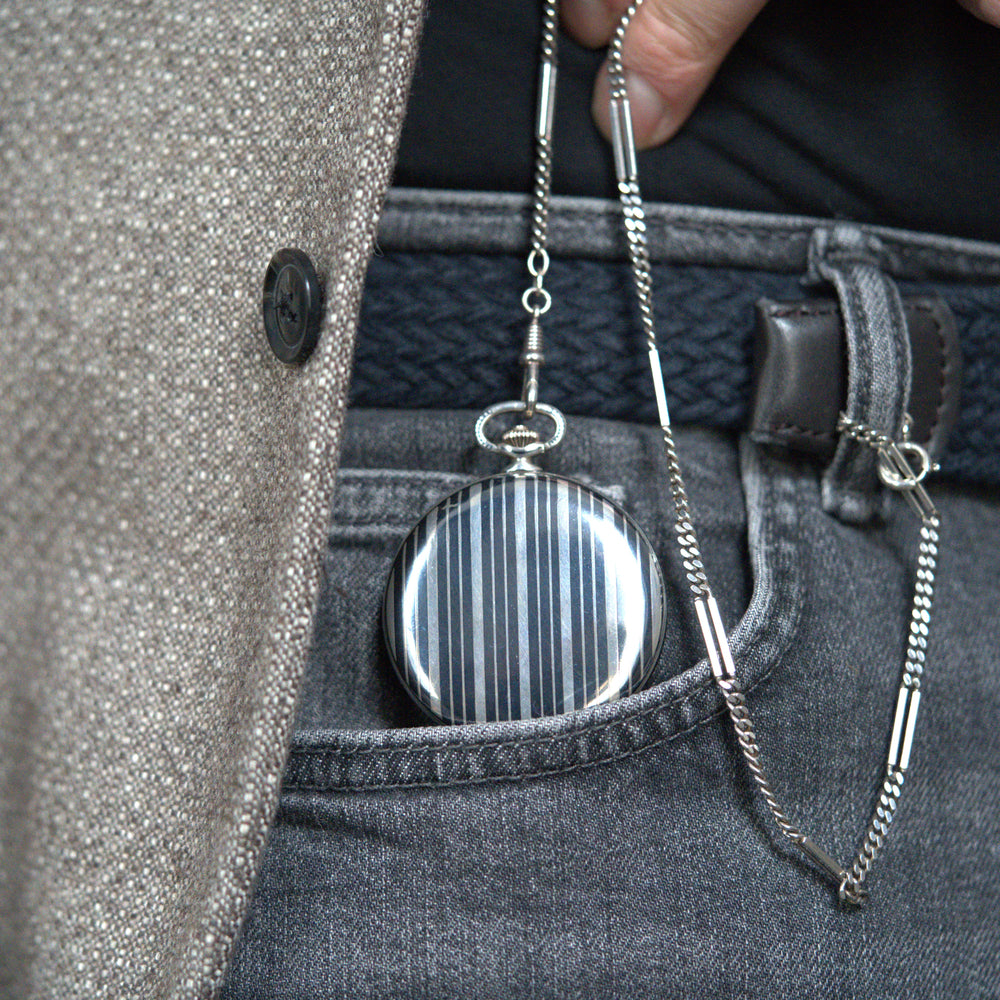 1930s Alpina "Niello" Silver Full Hunter Pocket Watch - Stunning Art Deco Show Stopper