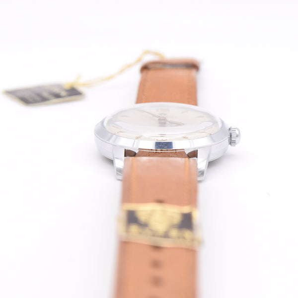 1950s Stunning Buren Grand Prix swiss unused - new old stock wristwatch with strap and tags