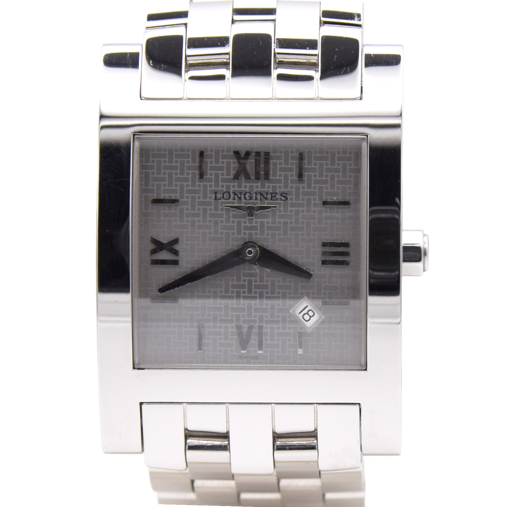 2002 Longines DolceVita square Quartz Watch Model L5.665.4 with Full Box and Papers