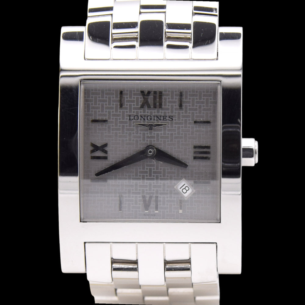 2002 Longines DolceVita square Quartz Watch Model L5.665.4 with Full Box and Papers