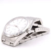 2000 Rolex Oyster Perpetual Date with white Roman Dial in Stainless Steel Model 15200 with Box and Papers Dated 1990