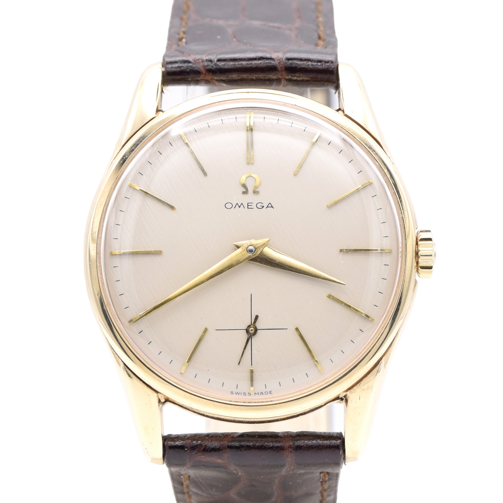 1962 Omega Classic Manual Wind Dress Watch In Solid 9ct Gold Case Fu 1962-omega-classic-manual-wind-dress-watch-in-solid-9ct-gold-case-fu