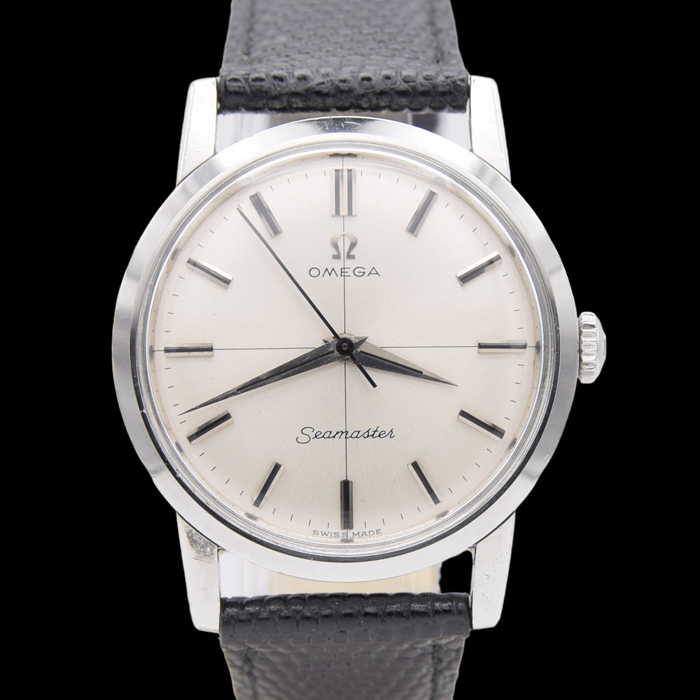 1964 Stunning Omega Seamaster cross hair dial Model 135.005 Manual Wind like new - all original