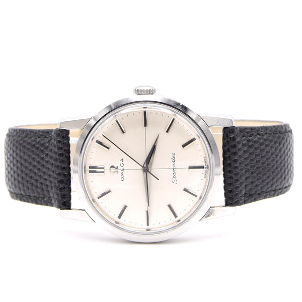 1964 Stunning Omega Seamaster cross hair dial Model 135.005 Manual Wind like new - all original