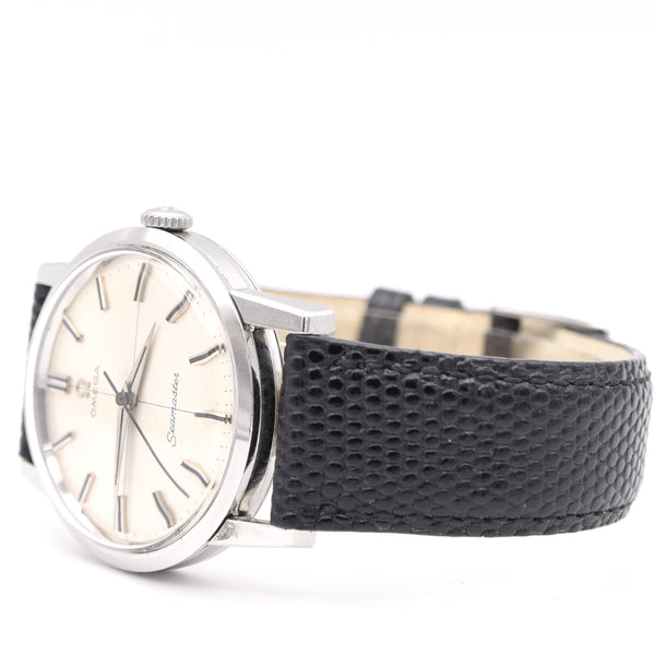 1964 Stunning Omega Seamaster cross hair dial Model 135.005 Manual Wind like new - all original