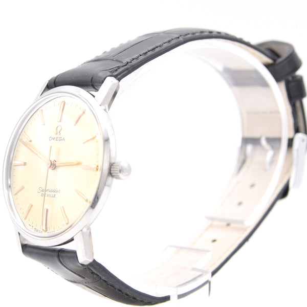 1964 as new Omega Seamaster De Ville in Stainless Steel Model 135.010 monocoque hippocampus