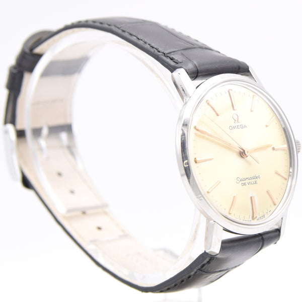 1964 as new Omega Seamaster De Ville in Stainless Steel Model 135.010 monocoque hippocampus