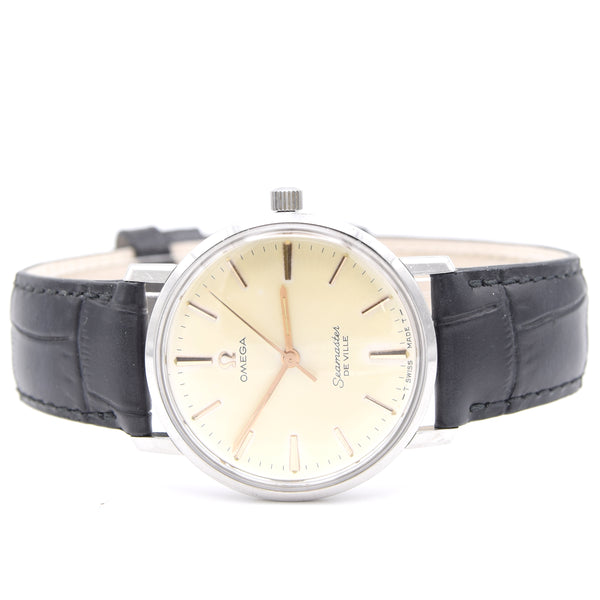 1964 as new Omega Seamaster De Ville in Stainless Steel Model 135.010 monocoque hippocampus