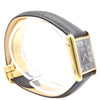 1983 Cartier Tank Mechanical Manual Wind with original black roman numeral Dial in 925 case with box and papers