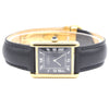 1983 Cartier Tank Mechanical Manual Wind with original black roman numeral Dial in 925 case with box and papers