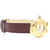 Ladies Cartier 'Must de' Rivoli Vermeil with unusual Art Deco syle Dial in 925 Silver Gilt