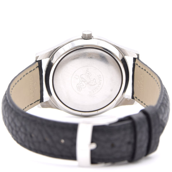 1973 Omega Large 38mm Seamaster Cosmic 2000 Automatic Date Model 166.128 with Silvered Dial