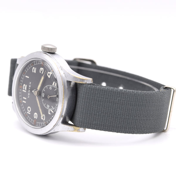 1945 Vertex watch co original British Military WWW Dirty Dozen Wristwatch Army issue