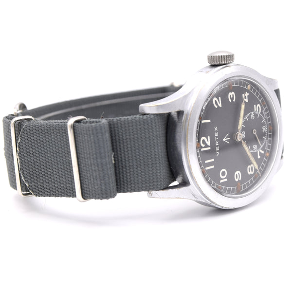 1945 Vertex watch co original British Military WWW Dirty Dozen Wristwatch Army issue
