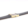 1986 Cartier Ladies Tank Swiss quartz with Rare Burgundy Red  Dial in 925 Sterling Silver Gilt Vermeil Case with Box and Papers