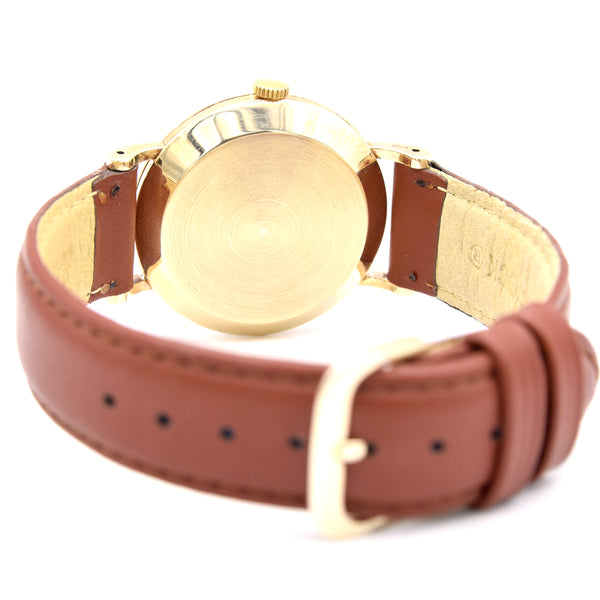 1949 early Tissot bumper Automatic solid 9ct gold dress Watch with amazing original dial