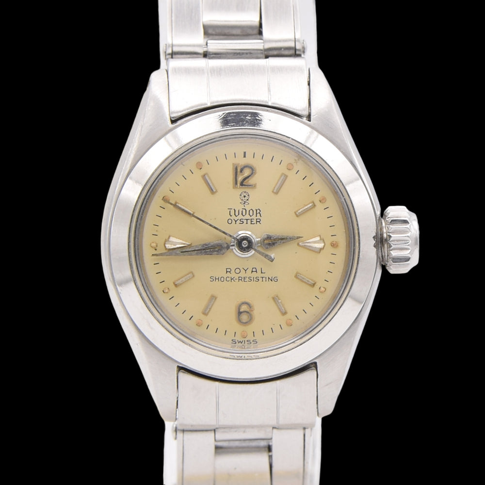 1962 Tudor oyster Royal 'Small Rose' ladies Model 7935 all original on Rolex Oyster spring Bracelet