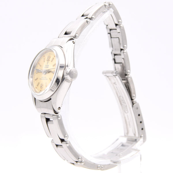 1962 Tudor oyster Royal 'Small Rose' ladies Model 7935 all original on Rolex Oyster spring Bracelet