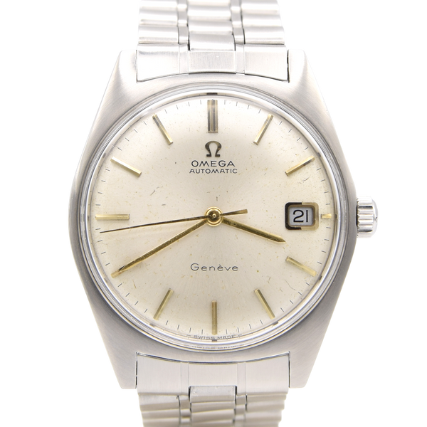 1969 Omega Geneve Automatic Date Model 166.041 in Stainless Steel Cal 565 on original Bracelet