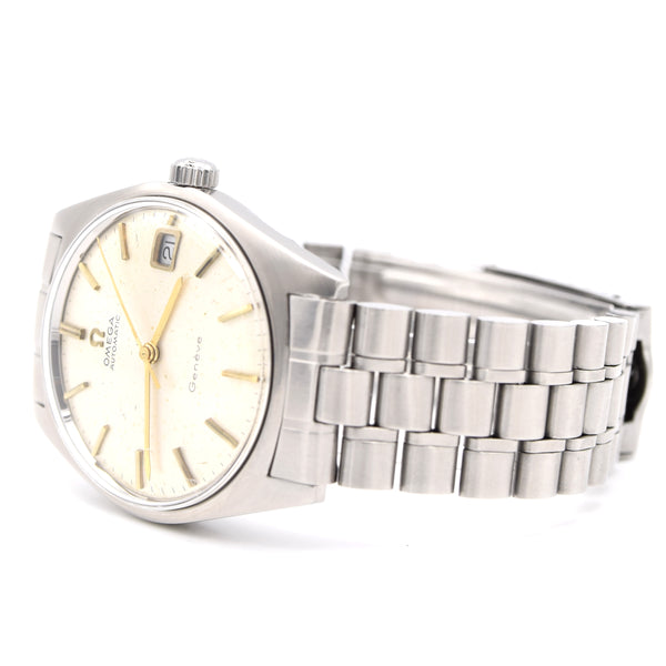 1969 Omega Geneve Automatic Date Model 166.041 in Stainless Steel Cal 565 on original Bracelet