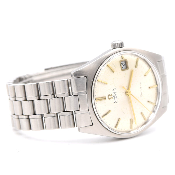 1969 Omega Geneve Automatic Date Model 166.041 in Stainless Steel Cal 565 on original Bracelet