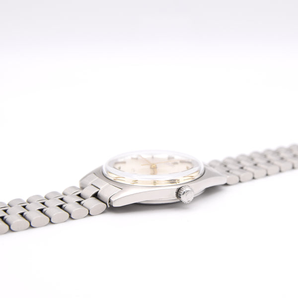 1969 Omega Geneve Automatic Date Model 166.041 in Stainless Steel Cal 565 on original Bracelet