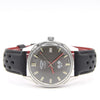 1960s Rotary GT automatic date Wristwatch with graphite colour dial + Box & Buckle