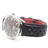 1960s Rotary GT automatic date Wristwatch with graphite colour dial + Box & Buckle