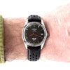 1960s Rotary GT automatic date Wristwatch with graphite colour dial + Box & Buckle