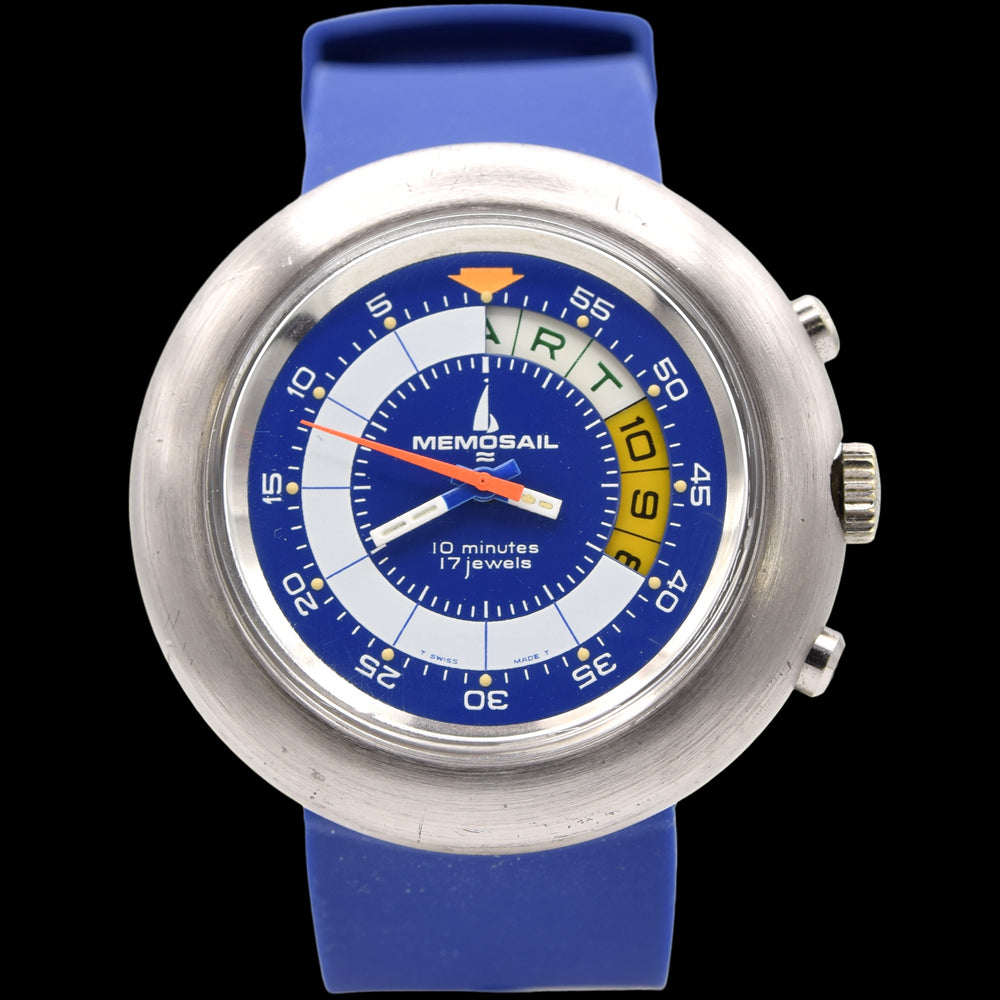 1972 Memosail Regatta Yachting Rare Watch Timer with 10 Minute Countdown valjoux 7737