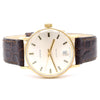1976 Garrard Automatic Date Wristwatch in solid 9ct Gold with Original Box and papers