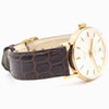 1976 Garrard Automatic Date Wristwatch in solid 9ct Gold with Original Box and papers