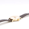 1976 Garrard Automatic Date Wristwatch in solid 9ct Gold with Original Box and papers