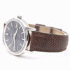 1974 Omega Genève Date Classic Wristwatch with deep seam blue dial Manual Wind Model 136.009 in steel