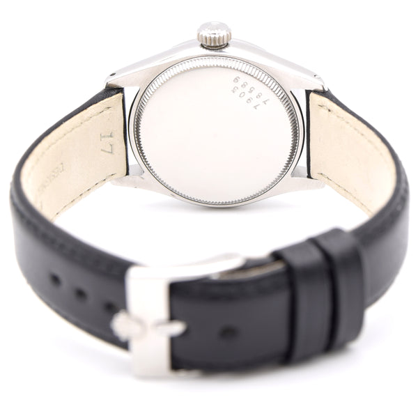 1950s Tudor Oyster Shock-Resisting 'All Arabic numerals' Steel Wristwatch Model 7903 32mm All original
