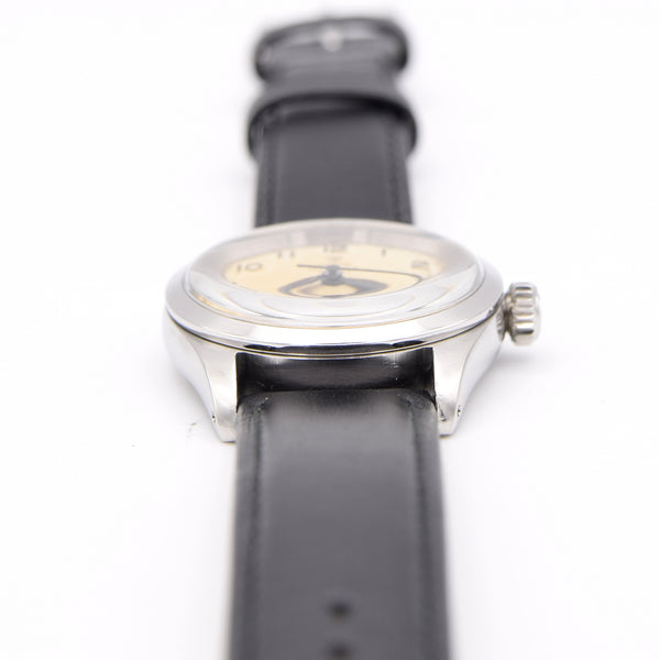 1950s Tudor Oyster Shock-Resisting 'All Arabic numerals' Steel Wristwatch Model 7903 32mm All original