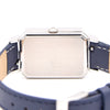 1972 Omega De Ville "Emerald" Unusual steel Wristwatch Model 5110.378 facet electric blue dial