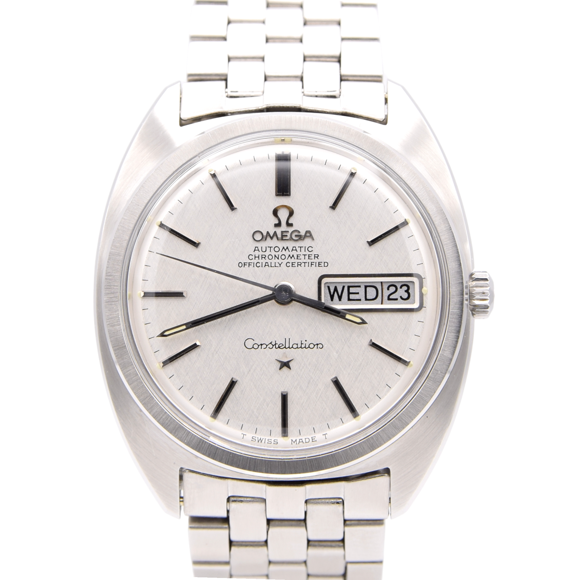 1969 Omega Constellation "C Case" Automatic Chronometer Rare Day / Date Model 168.019 Full Set