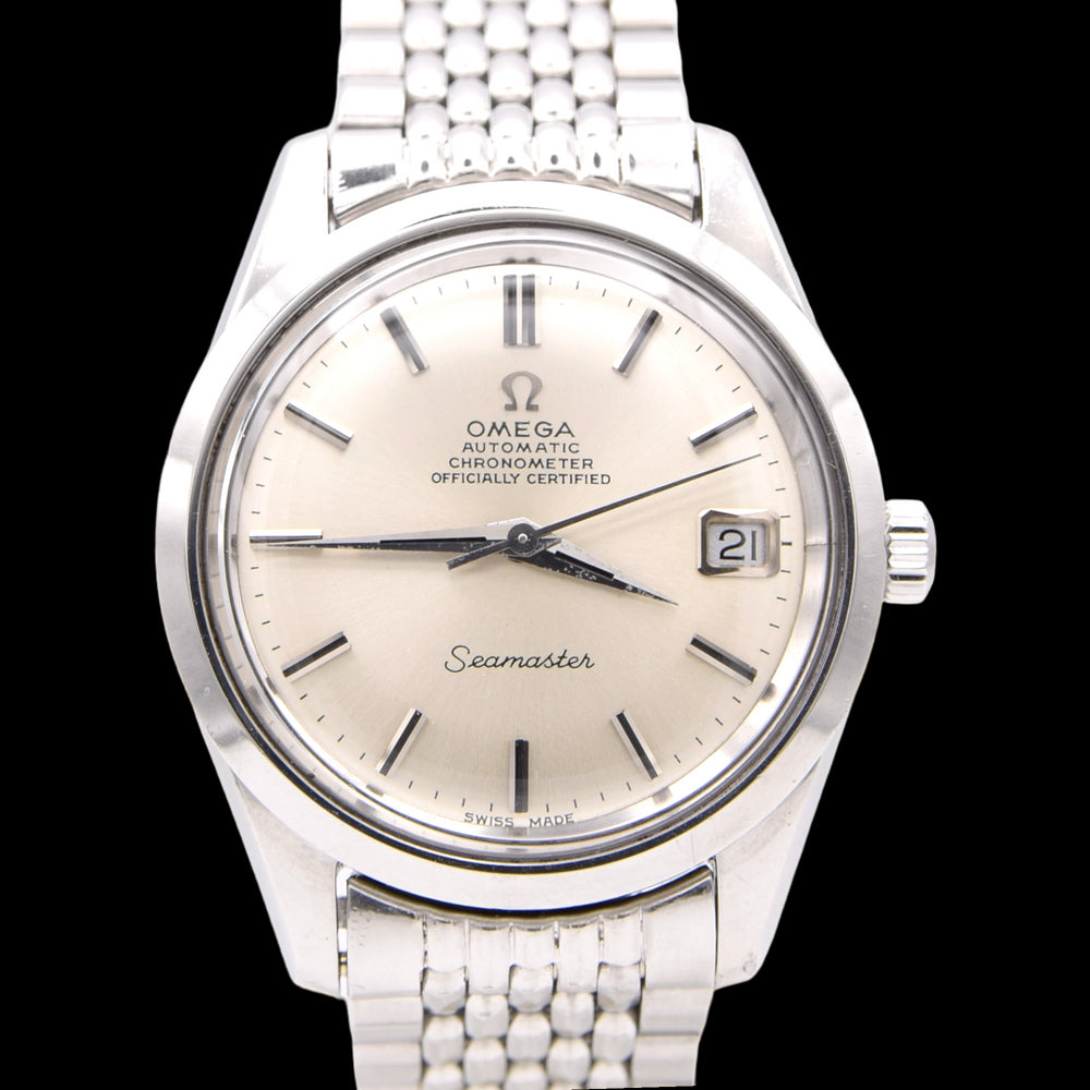 1969 Omega Seamaster Automatic officially certified chronometer Date Model 166.024 on BOR bracelet
