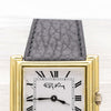 1975 Designer RoyKing square Tank watch 925 Sterling silver / gilt  Manual Winding with buckle