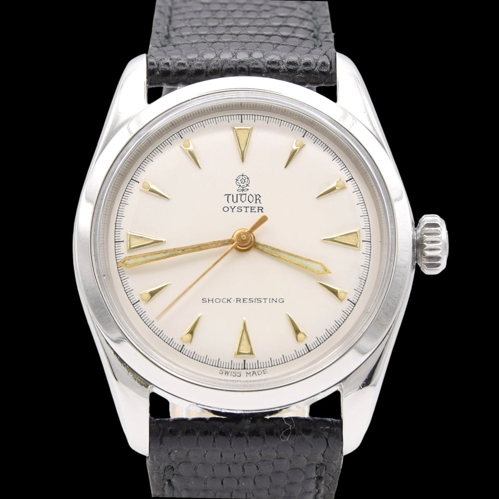 1953 Tudor Oyster Shock-Resisting Fully restored Steel Wristwatch Model 7904 in 34mm