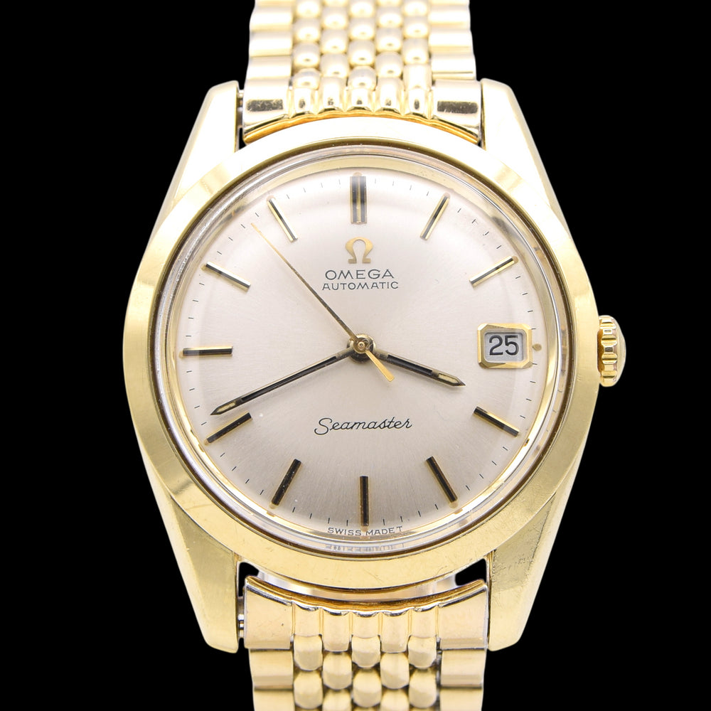 1968 Omega Seamaster automatic Immaculate Model 166.010 in Stainless Steel and Gold On BOR bracelet