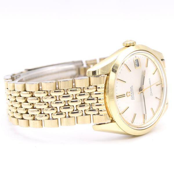 1968 Omega Seamaster automatic Immaculate Model 166.010 in Stainless Steel and Gold On BOR bracelet