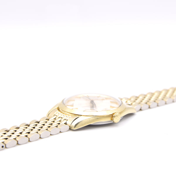 1968 Omega Seamaster automatic Immaculate Model 166.010 in Stainless Steel and Gold On BOR bracelet