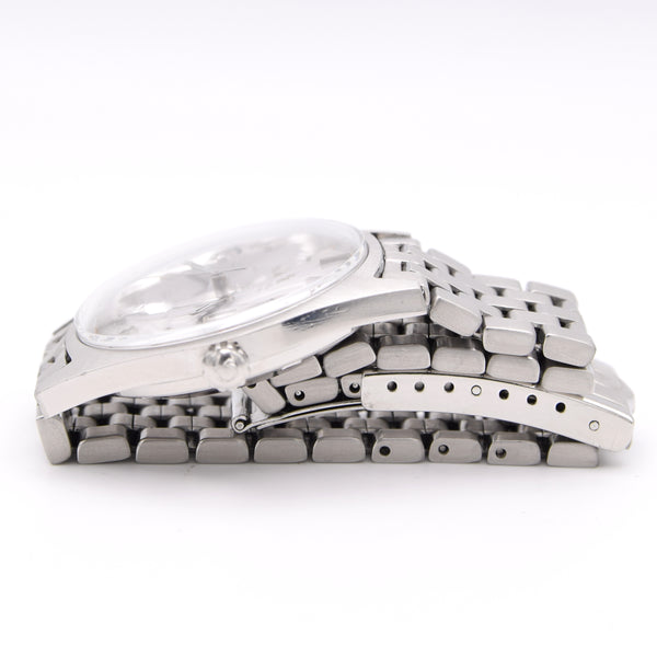 1969 Omega Geneve Automatic Date Model 166.041 in Stainless Steel Cal 565 Brick original Bracelet