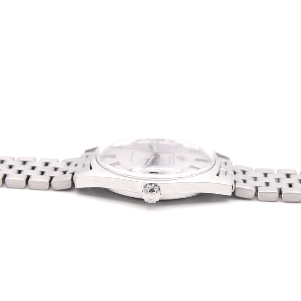 1969 Omega Geneve Automatic Date Model 166.041 in Stainless Steel Cal 565 Brick original Bracelet